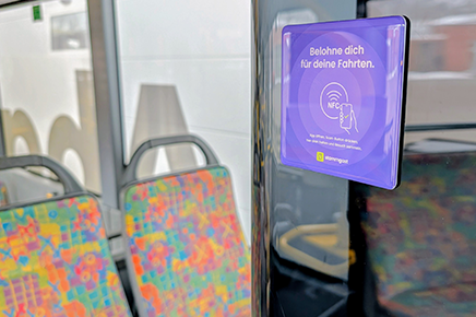 NFC Tag im Bus zum einloggen in die Stammgast App